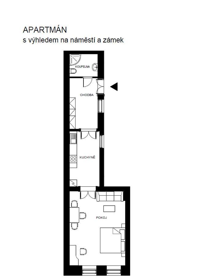 Apartmány Velké náměstí Kroměříž Esterno foto
